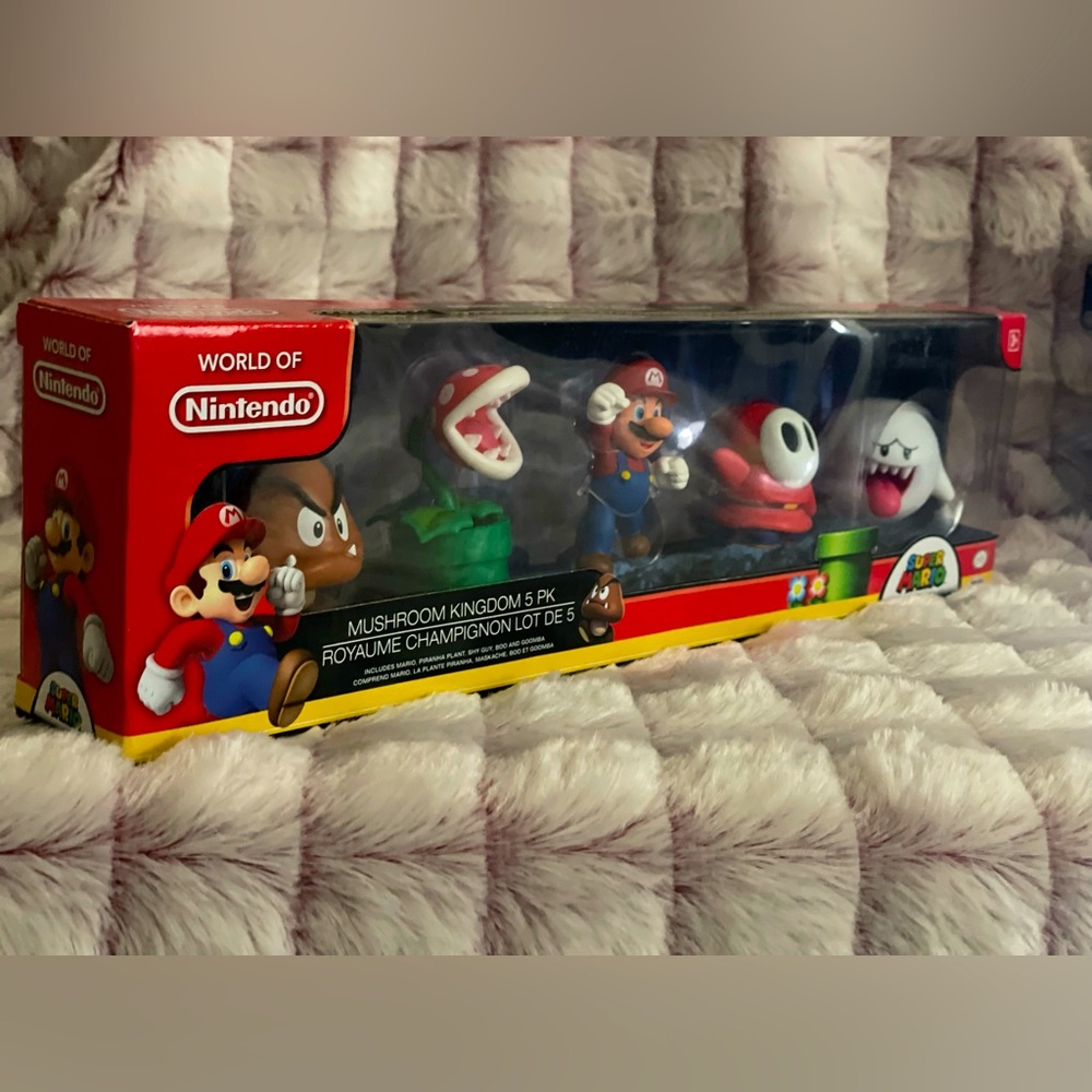 🍄⭐️ SUPER MARIO BROS ⭐️🍄 Mushroom Kingdom 5 pack. NEW!